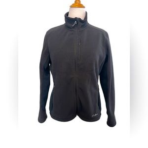 LL Bean Fleece black jacket